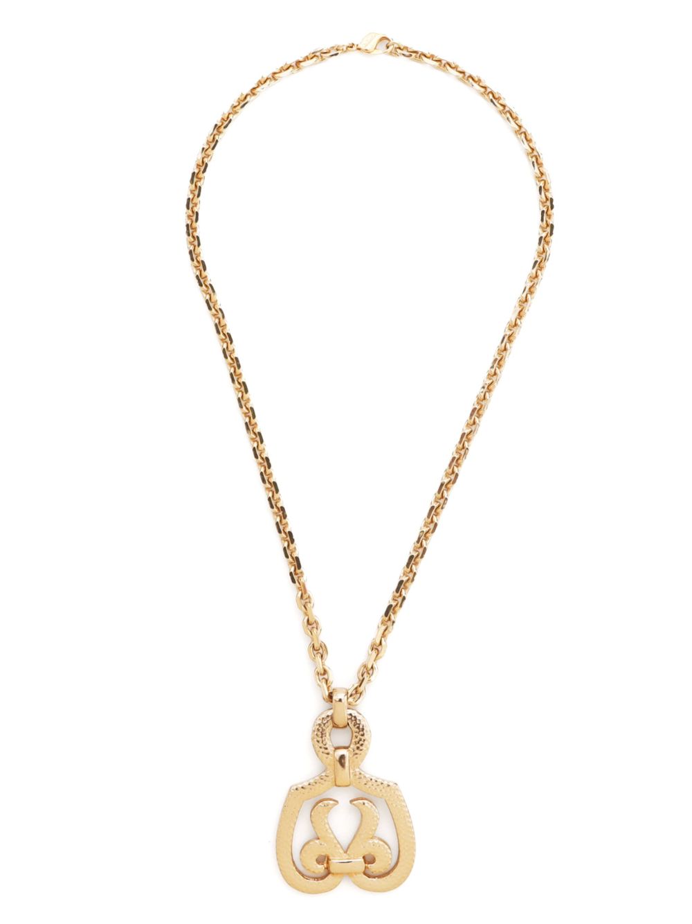 Christian Dior Pre-Owned 吊饰链式项链（典藏款） - 金色