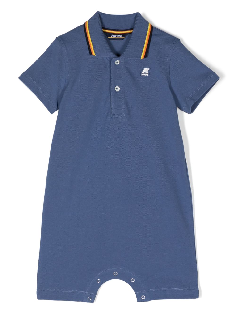 K Way Kids Dottie polo领连体衣 - 蓝色