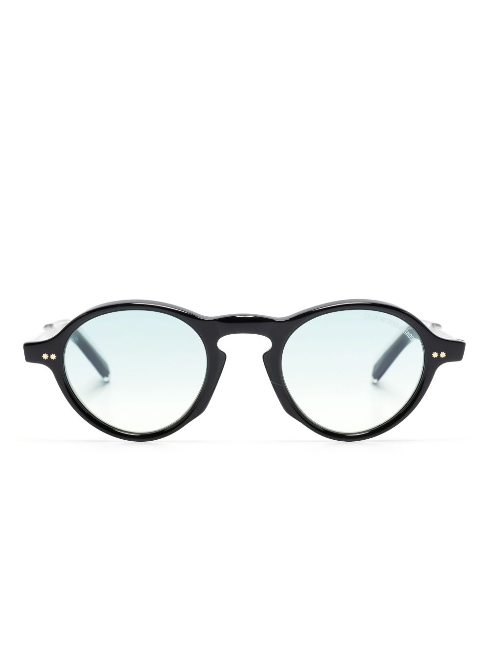 Cutler & Gross GR08 圆框太阳眼镜 - 黑色