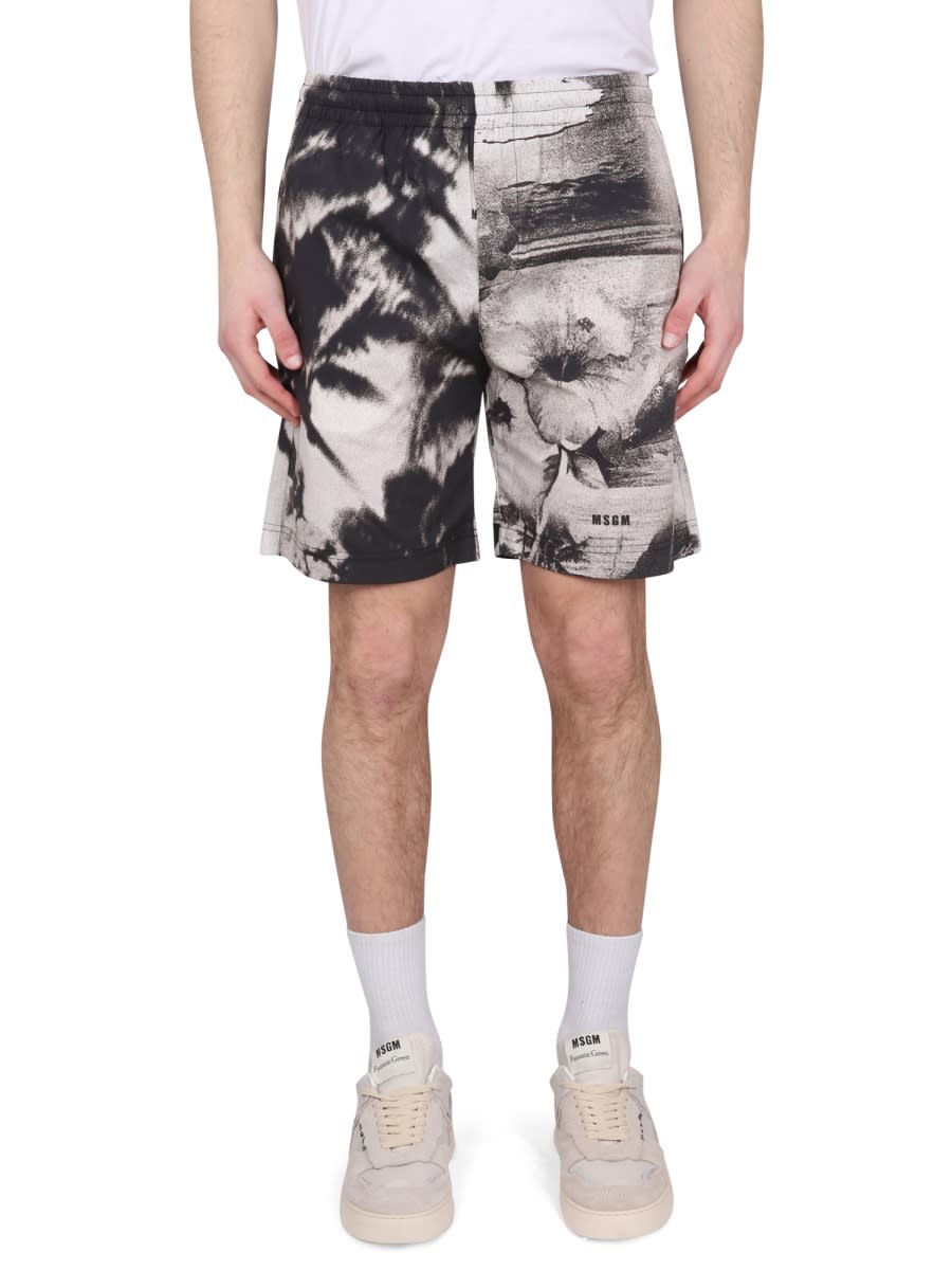 MSGM 百慕大短裤（带logo）