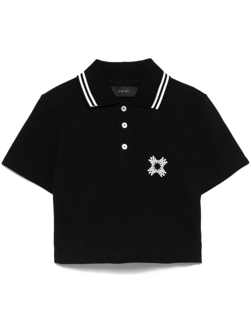 AMIRI MA Quad polo领上衣 - 黑色