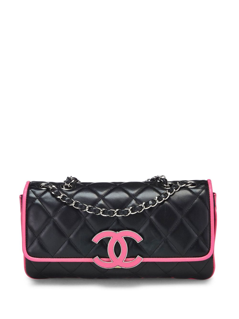 CHANEL Pre-Owned Classic Double Flap 小号单肩包（2008年典藏款） - 黑色