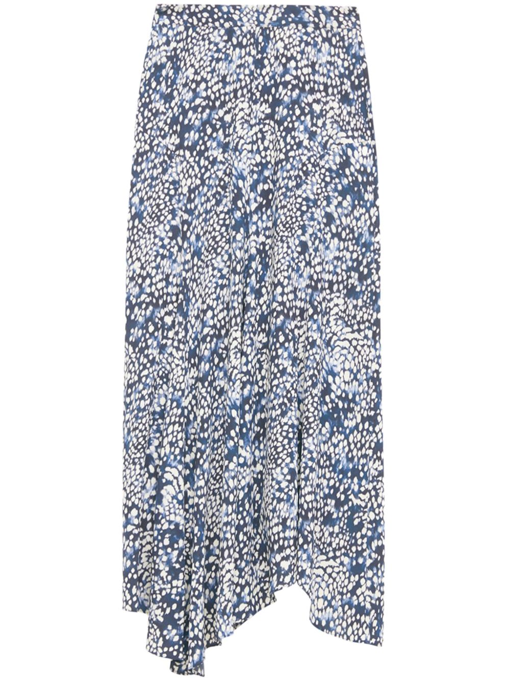 ISABEL MARANT Hortensia 花卉印花半身裙 - 蓝色