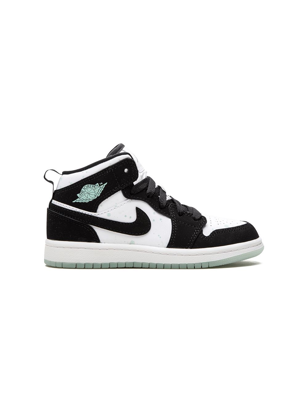 Jordan Kids Jordan 1 MID SE运动鞋 - 黑色