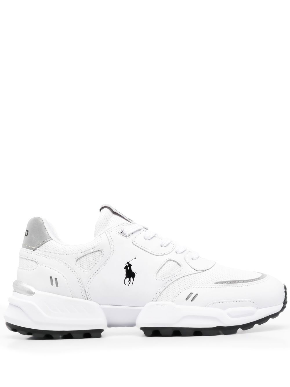 Polo Ralph Lauren logo运动鞋 - 白色