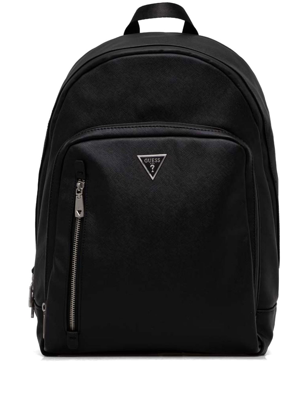 GUESS USA logo标牌双肩包 - 黑色