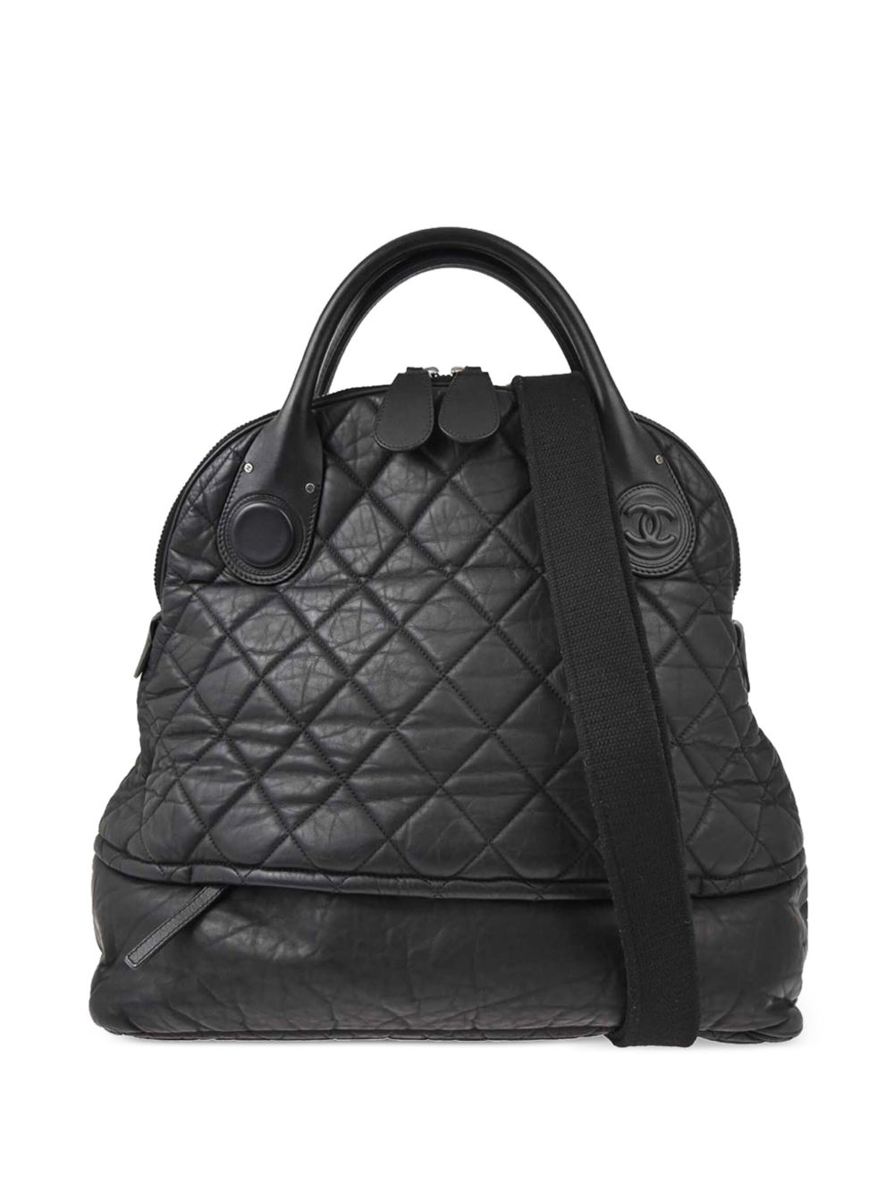 CHANEL Pre-Owned Coco Cocoon 两用手提包（2011年典藏款） - 黑色