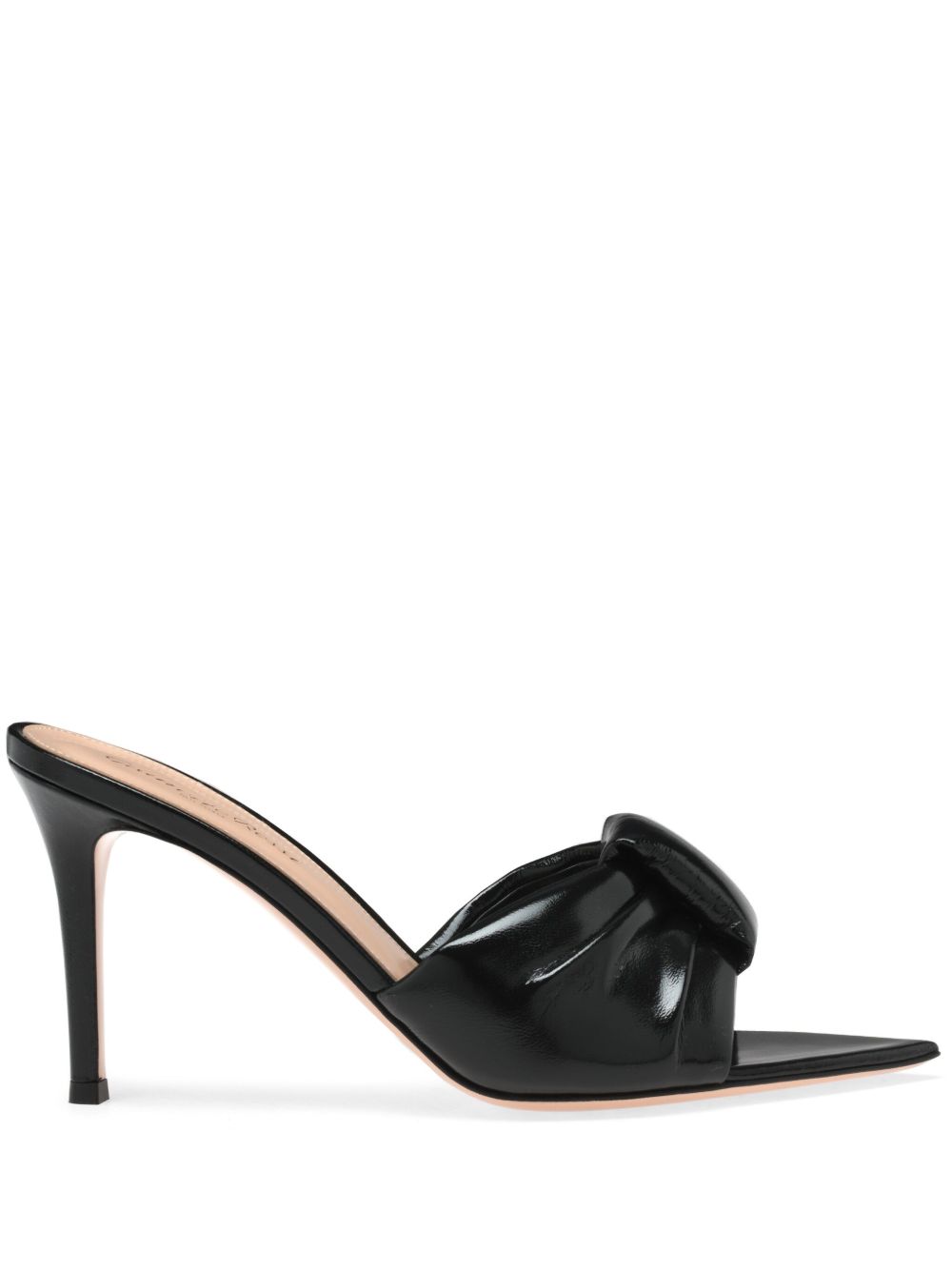 Gianvito Rossi Love 高跟穆勒鞋（9厘米） - 黑色