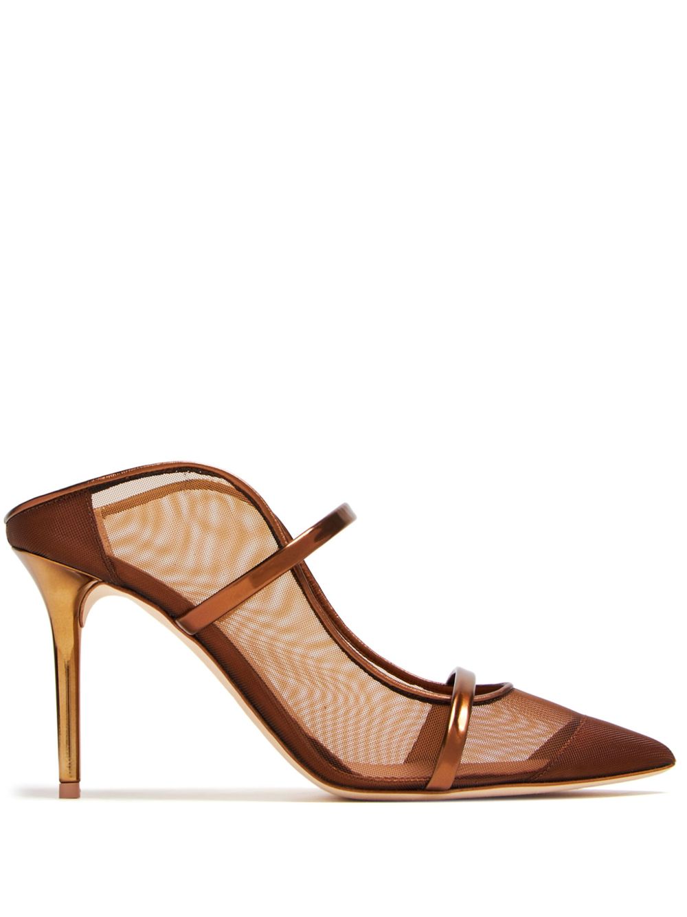 Malone Souliers Maureen 穆勒鞋（8.5厘米） - 褐色