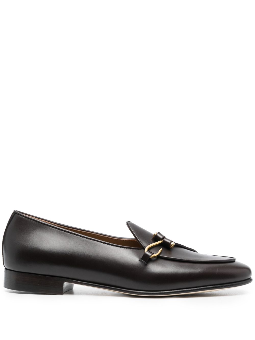 Edhen Milano Comporta 皮质乐福鞋 - 褐色