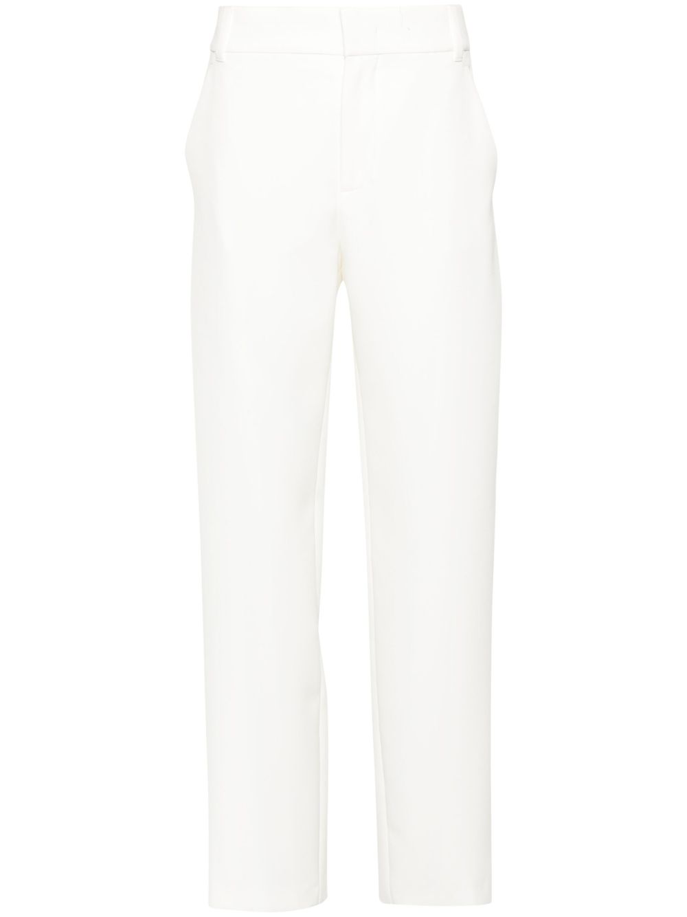MOSCHINO JEANS 柔软平纹针织西裤 - 白色