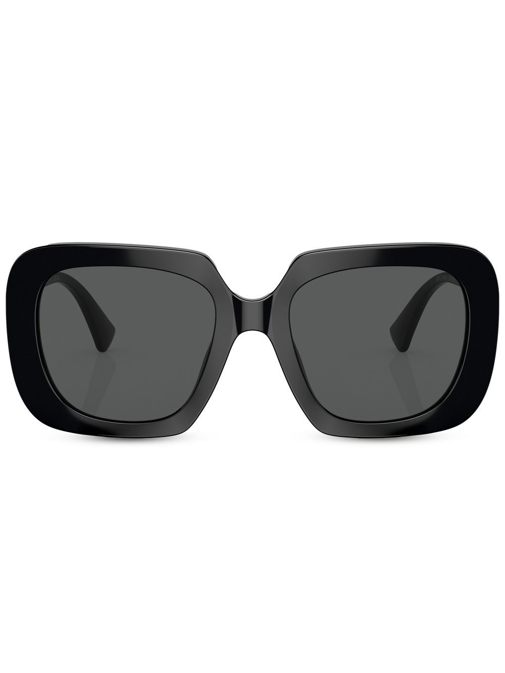 Versace Eyewear 范思哲眼镜系列 Medusa Head 圆框太阳眼镜 - 黑色