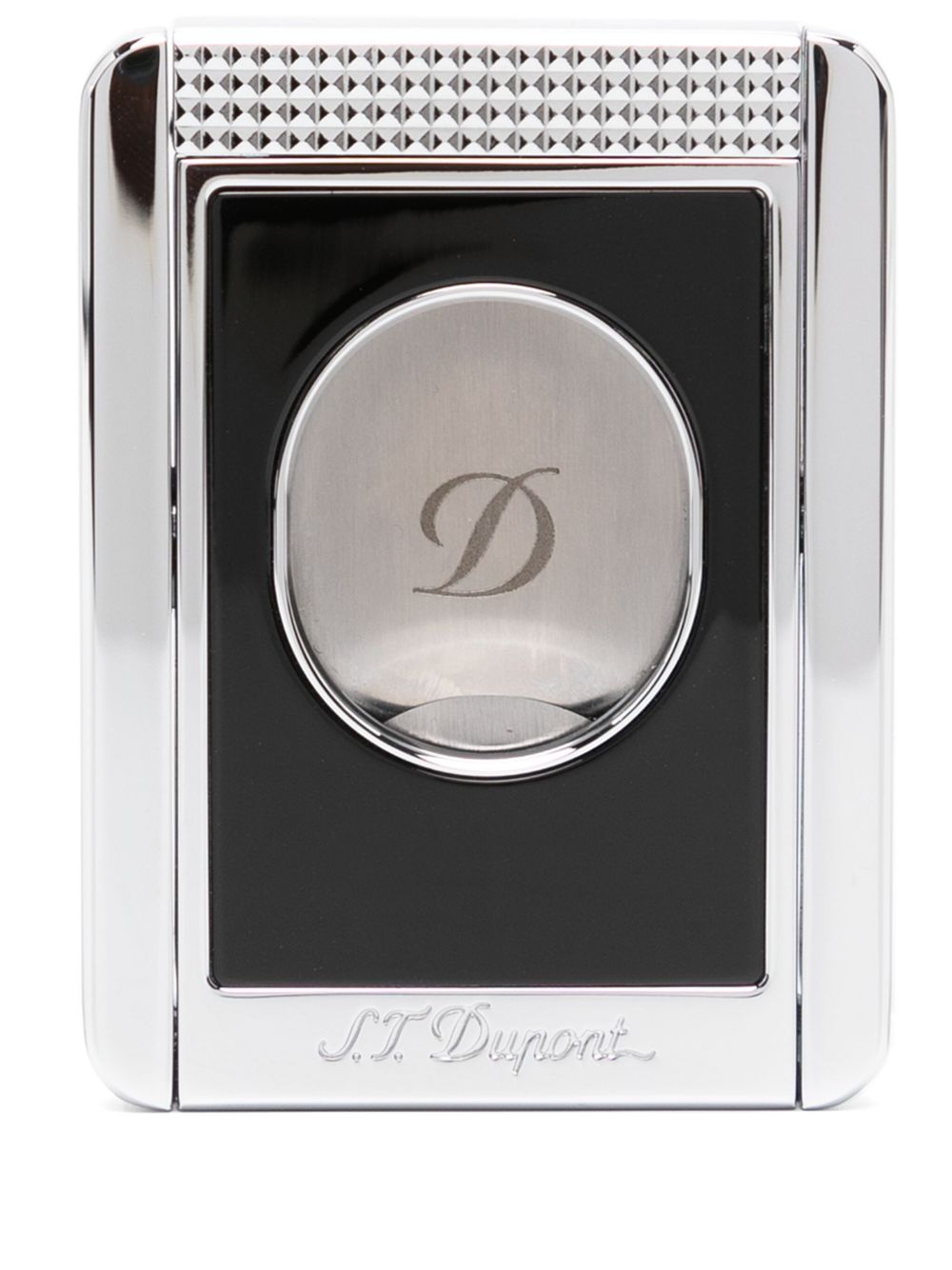 S.T. Dupont logo雕刻雪茄切割器 - 银色