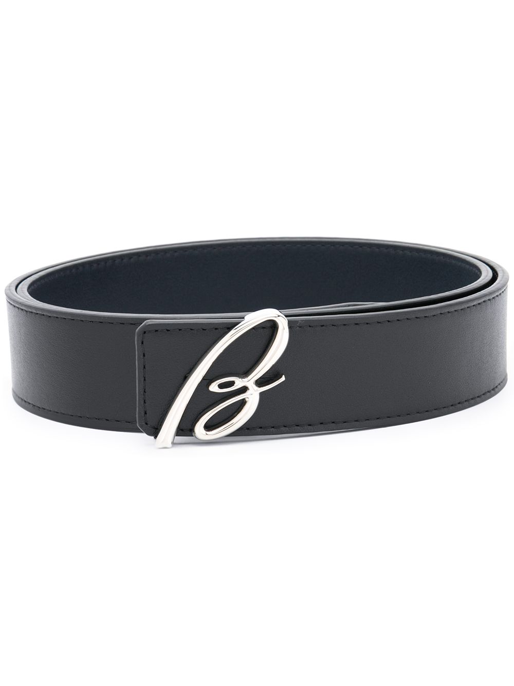 Brioni B logo腰带 - 黑色