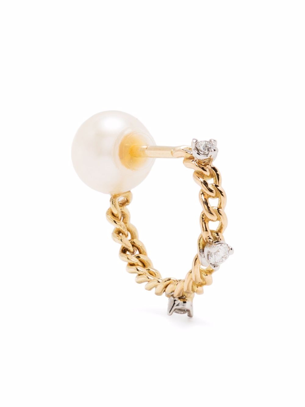 Delfina Delettrez Unchain My Art 18K黄金钻石耳环 - 金色
