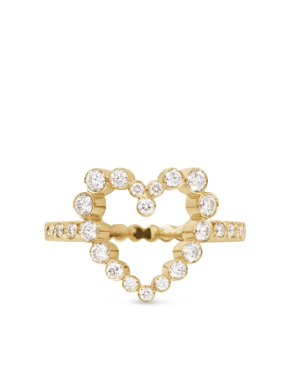 Sophie Bille Brahe 18K黄金 Ensemble Coeur Heart 戒指 - 金色