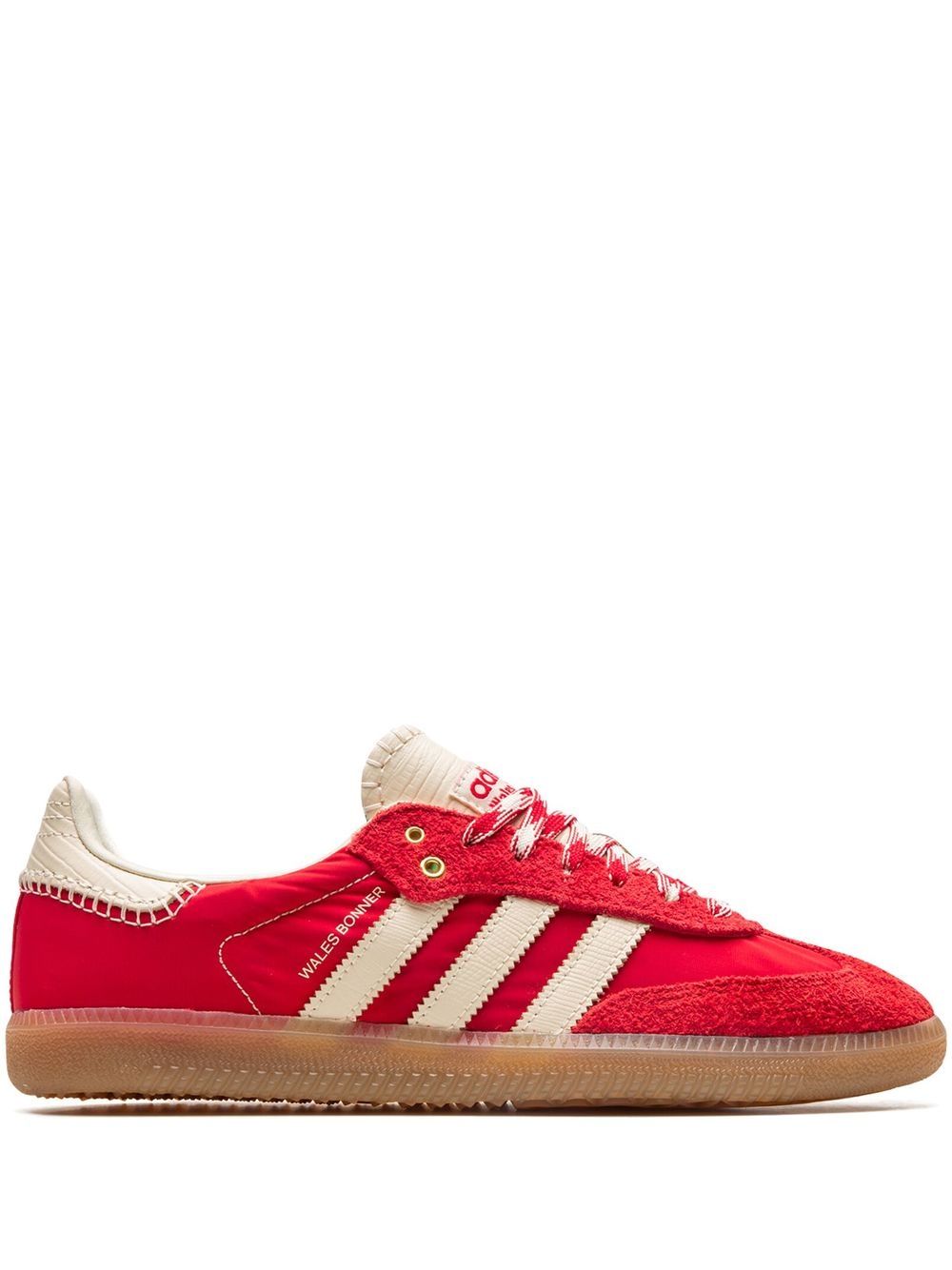 adidas x Wales Bonner Samba 拼接运动鞋 - 红色