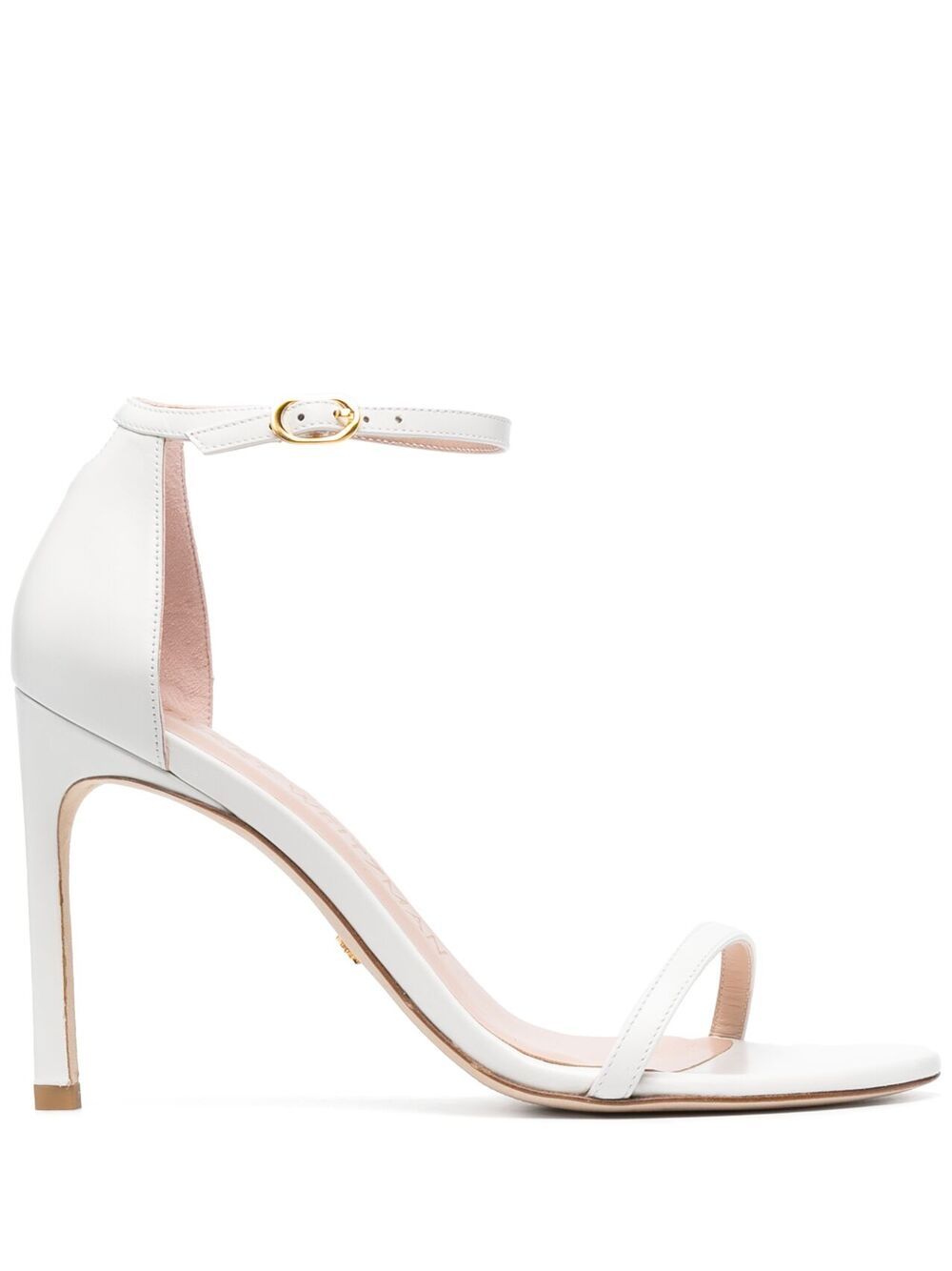 Stuart Weitzman Nudistsong 高跟凉鞋 - 白色
