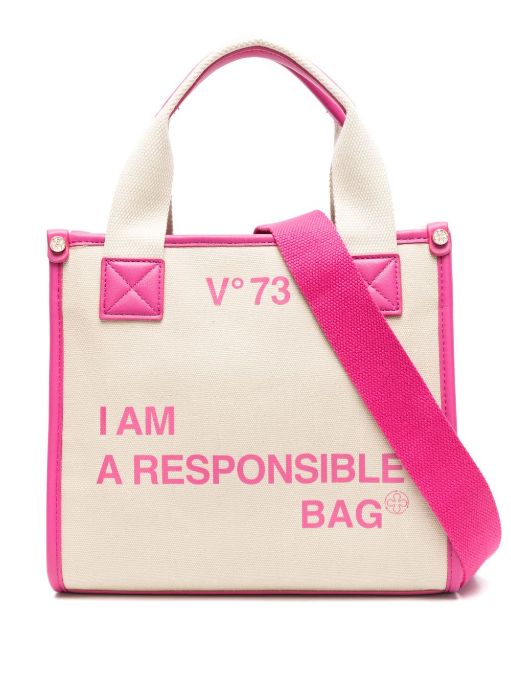V°73 Responsibility Bis 帆布托特包 - 中性色