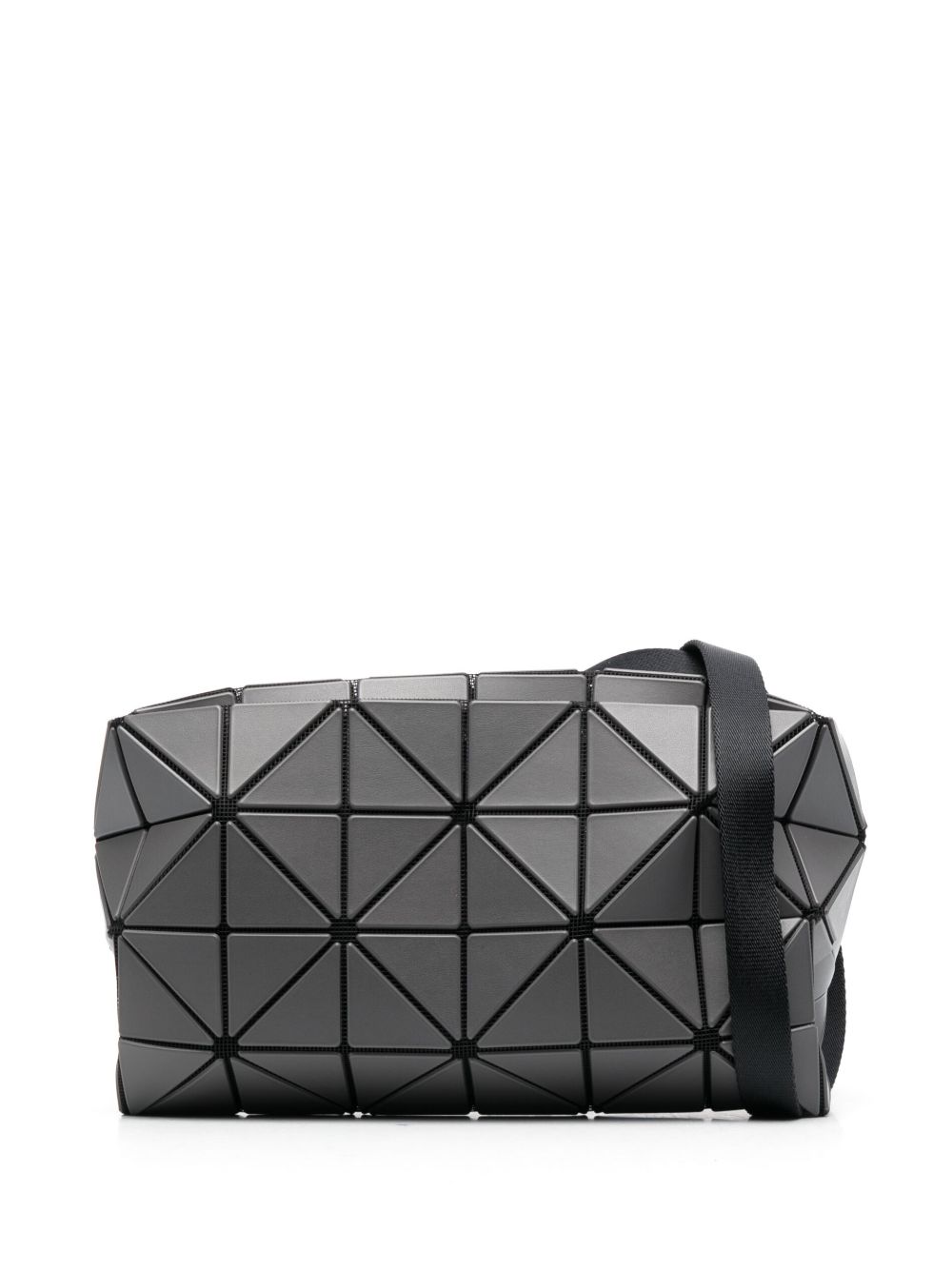 Bao Bao Issey Miyake 几何图案斜挎包 - 灰色