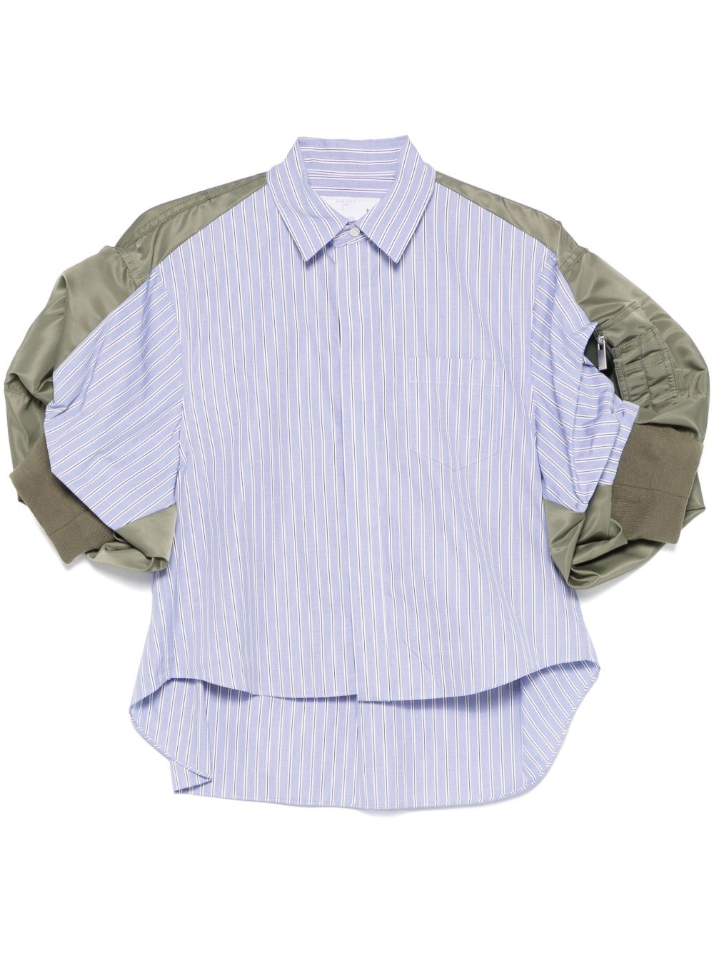 sacai 经典棉衬衫 - 蓝色