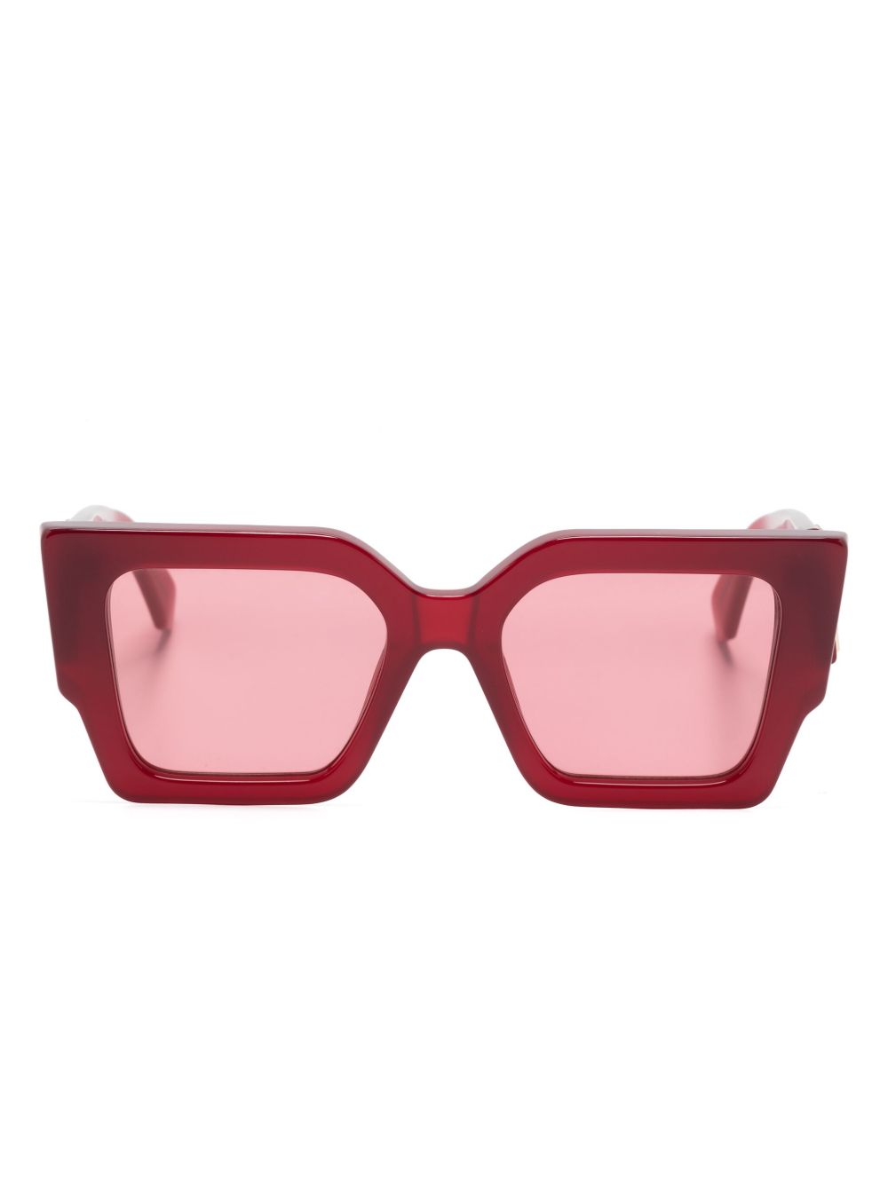 Off-White Eyewear Catalina 方框太阳眼镜 - 红色