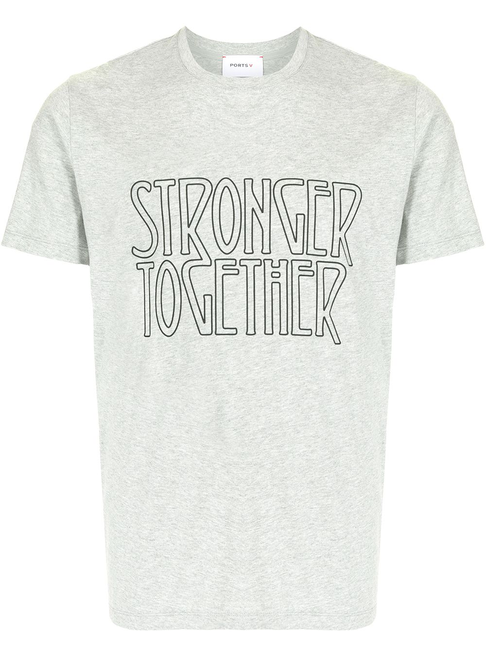 Ports V stronger together 印花T恤 - 灰色