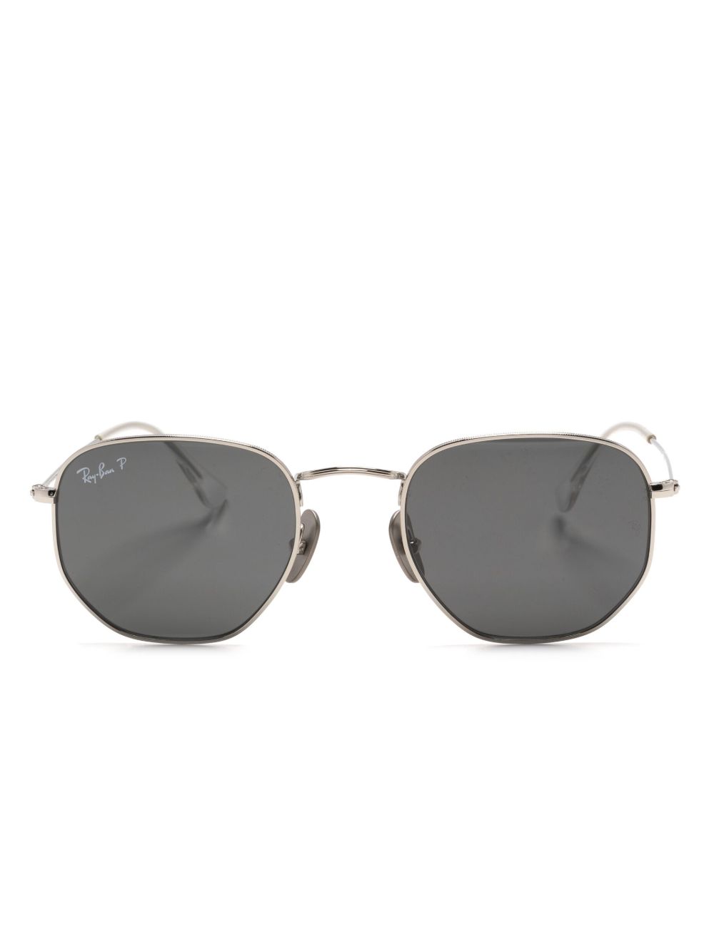 Ray-Ban RB8148 六角框太阳眼镜 - 银色