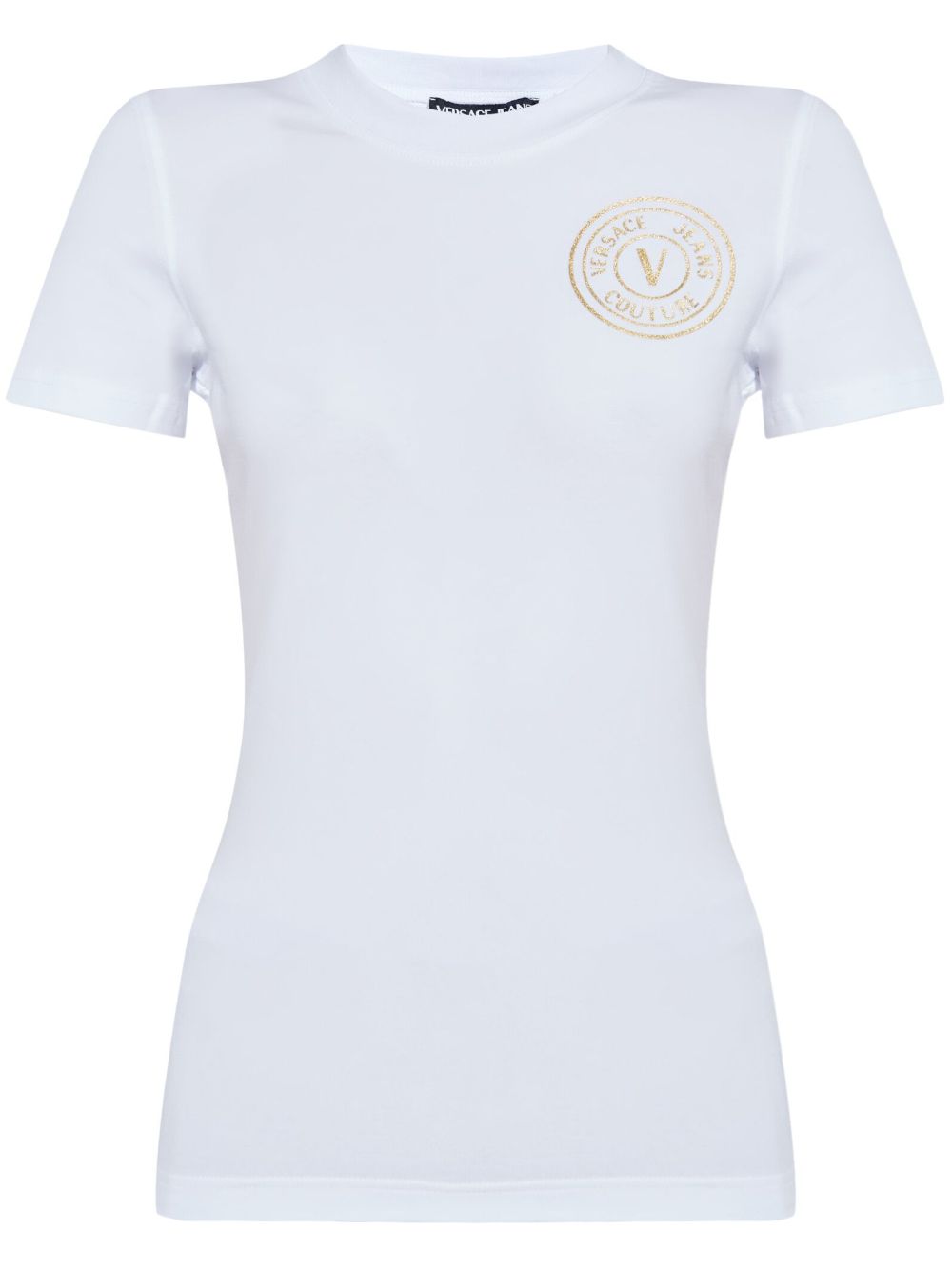 Versace Jeans Couture logo印花T恤 - 白色