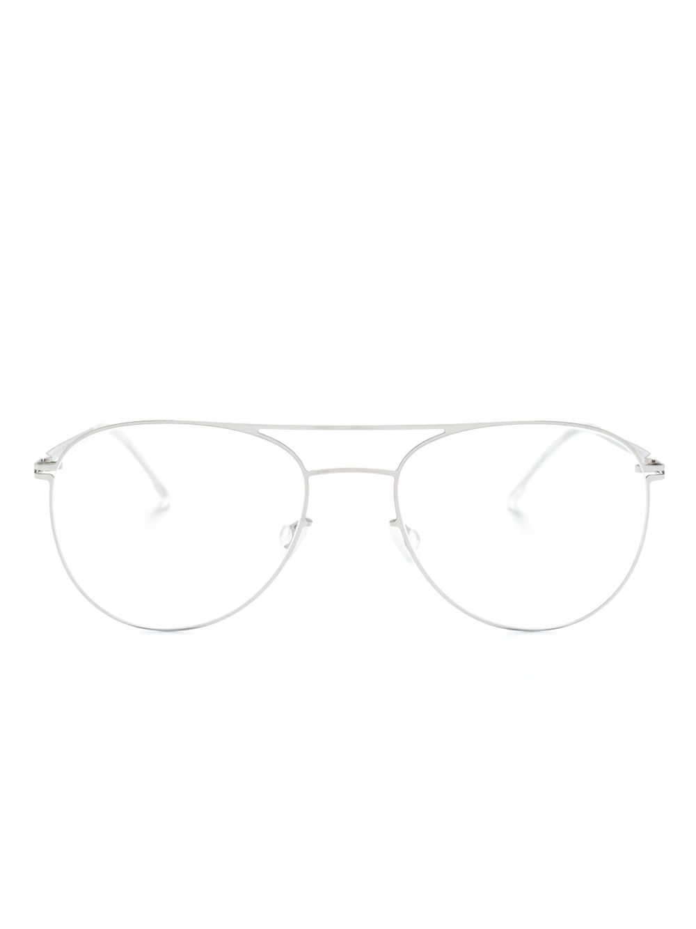 Mykita Niken 飞行员镜框眼镜 - 银色