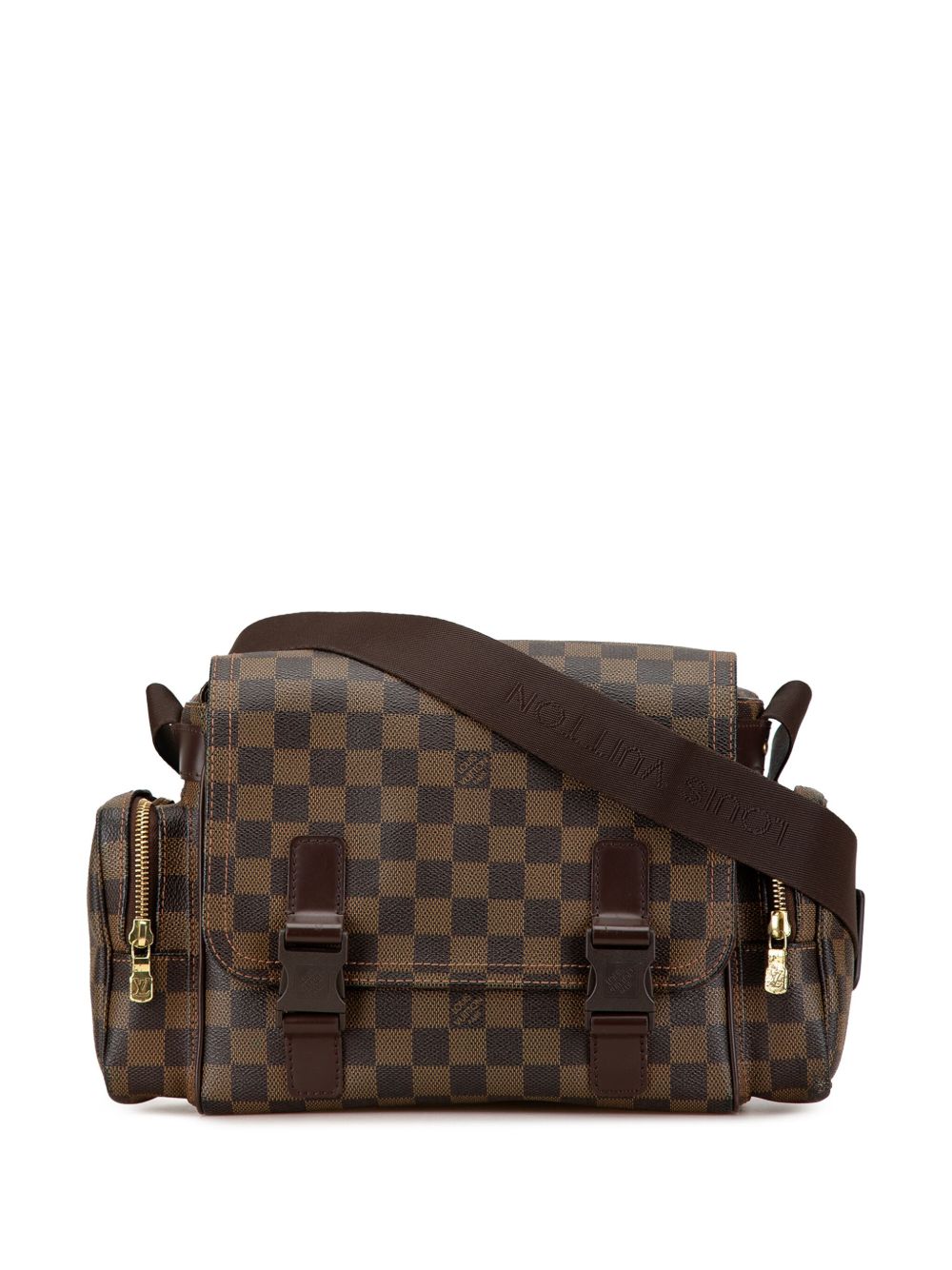 Louis Vuitton Pre-Owned 2006 Damier Ebene Melville Reporter crossbody bag - 褐色