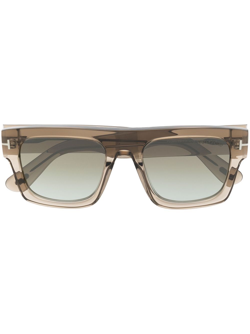TOM FORD Eyewear 汤姆福特 透明方框太阳眼镜 - 灰色