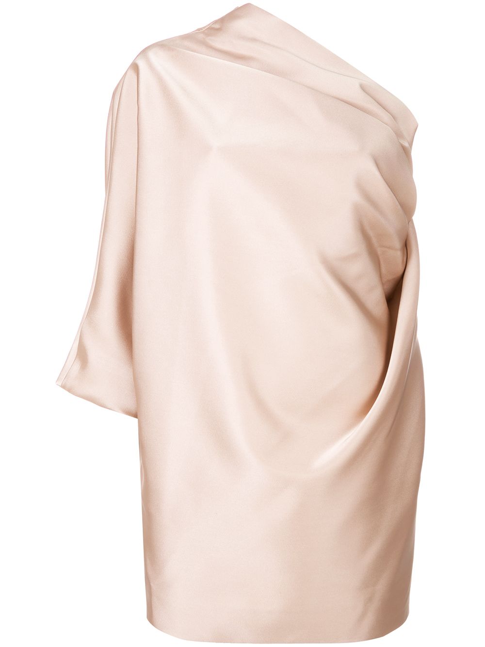Marc Jacobs one shoulder shift dress - 中性色