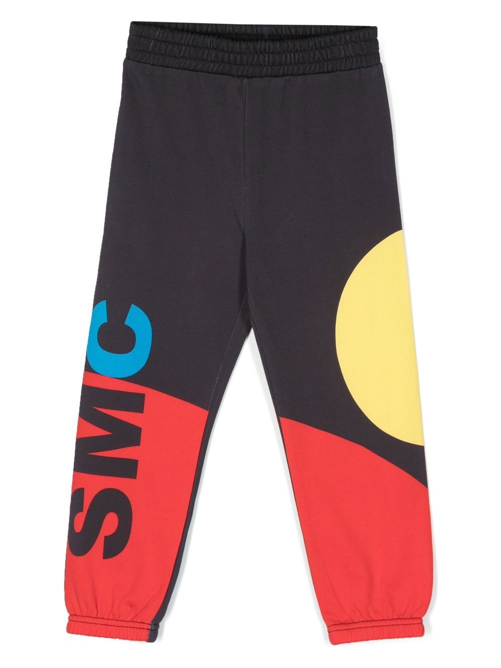 Stella McCartney Kids 斯特拉·麦卡特尼 logo印花运动裤 - 黑色
