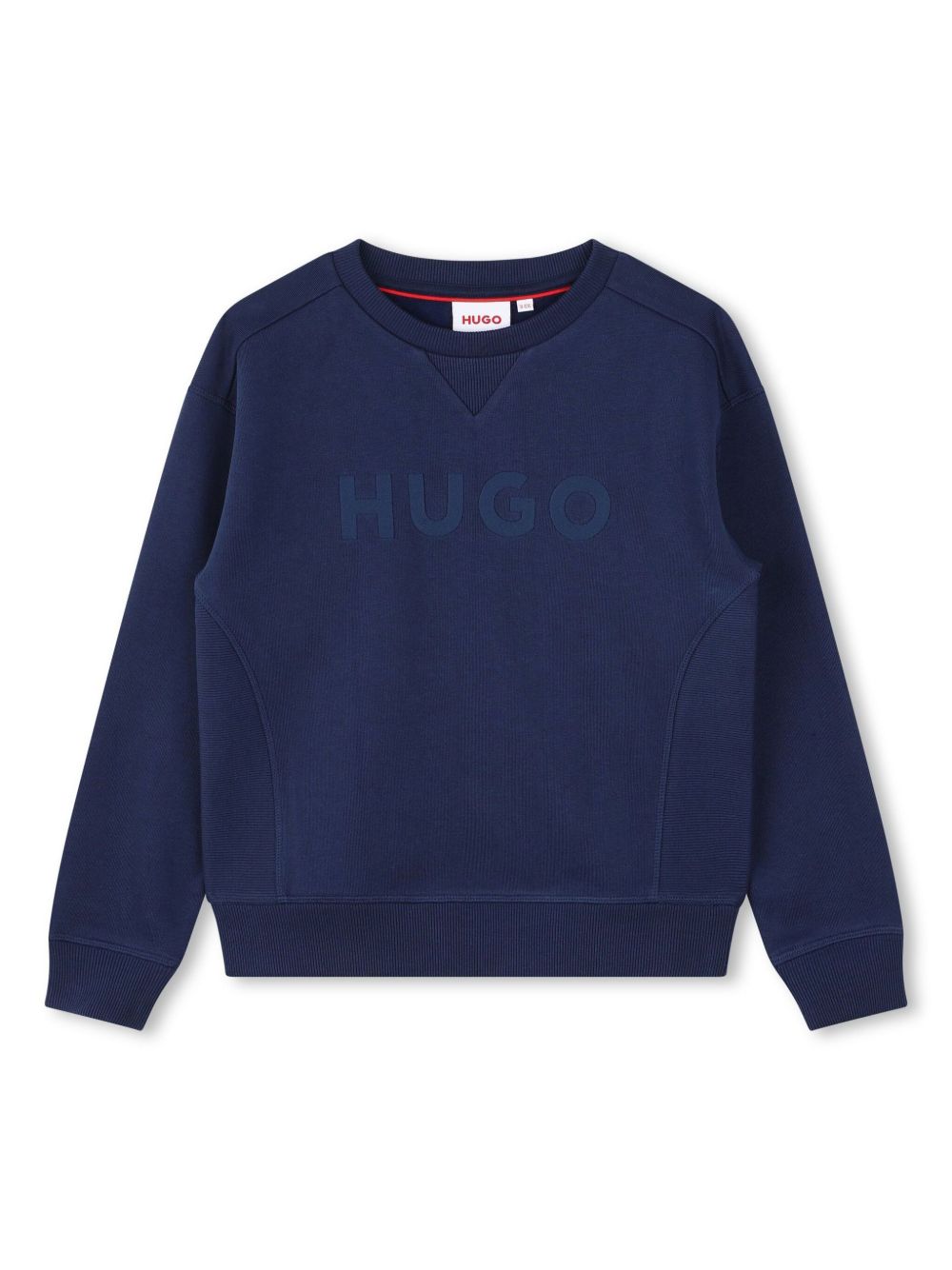 HUGO KIDS logo刺绣卫衣 - 蓝色