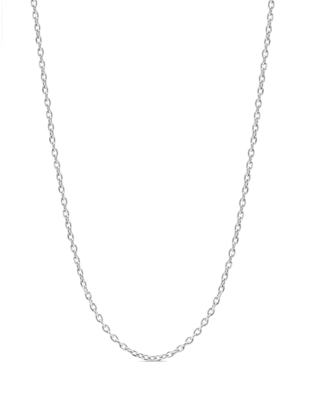 Nialaya Jewelry 单圈链式项链 - 银色