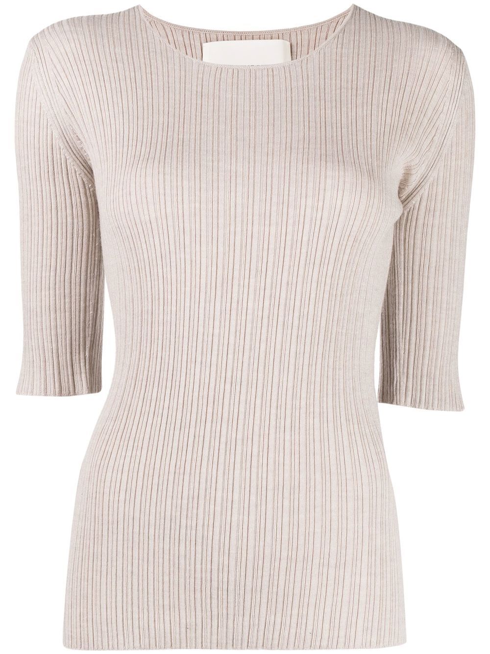 By Malene Birger Blaise 罗纹羊毛毛衣 - 中性色