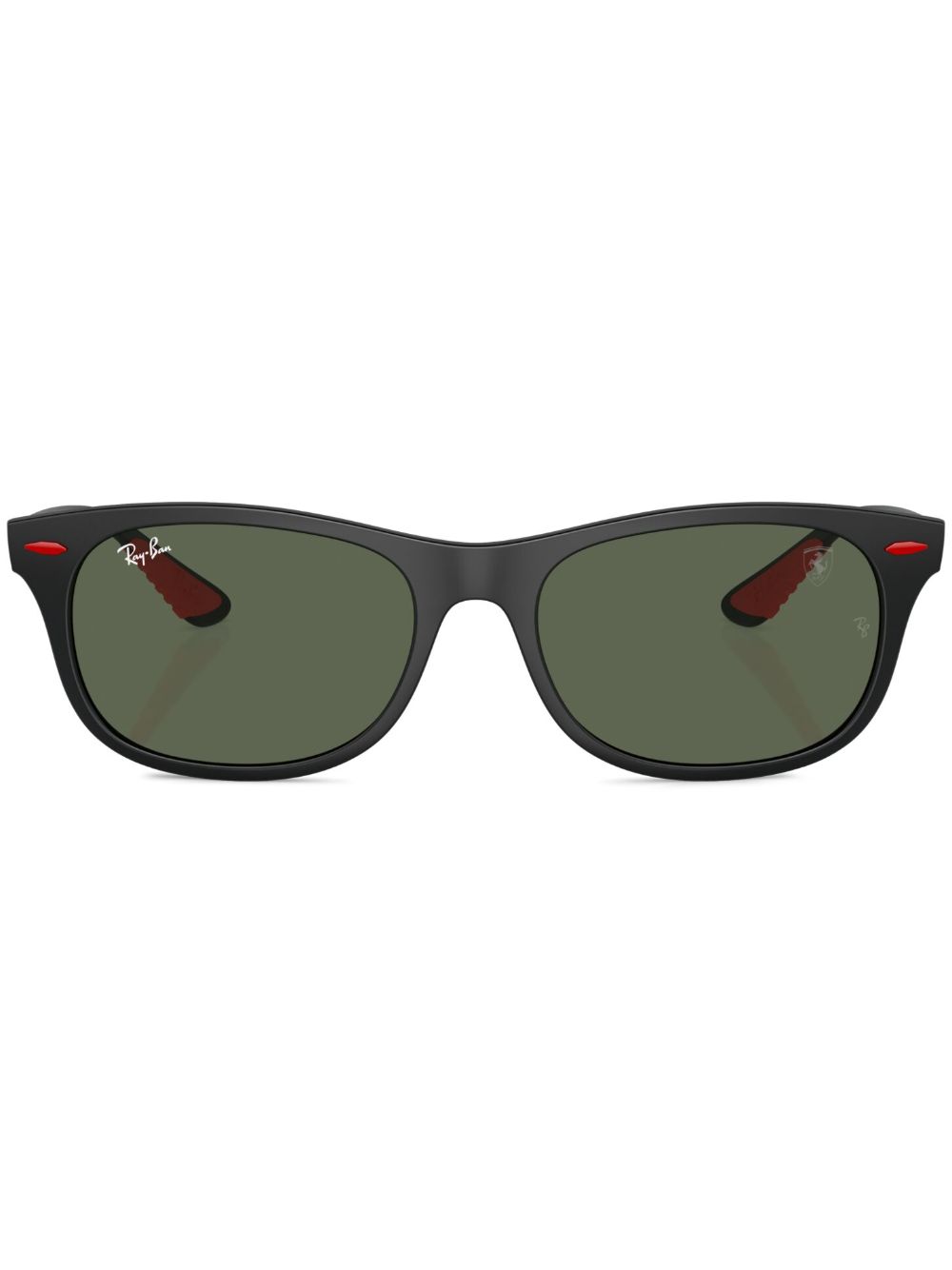 Ray-Ban x Scuderia Ferrari Wayfarer Liteforce 方框太阳眼镜 - 黑色