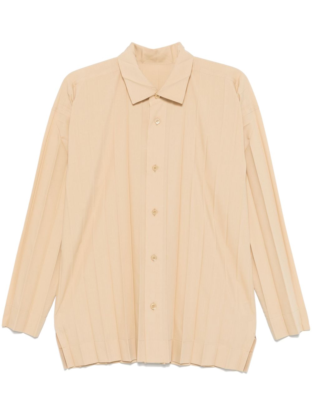 Homme Plissé Issey Miyake 褶饰衬衫 - 中性色