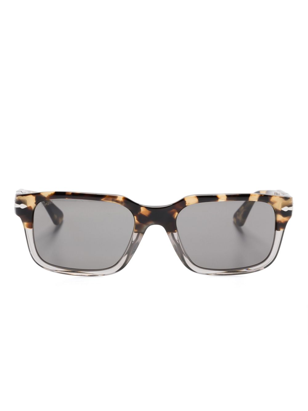 Persol 方框太阳眼镜 - 褐色