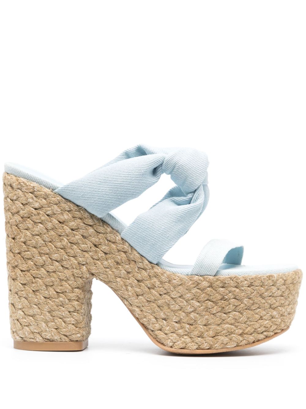 Stuart Weitzman Playa Sohigh Knot 高跟凉鞋 - 蓝色