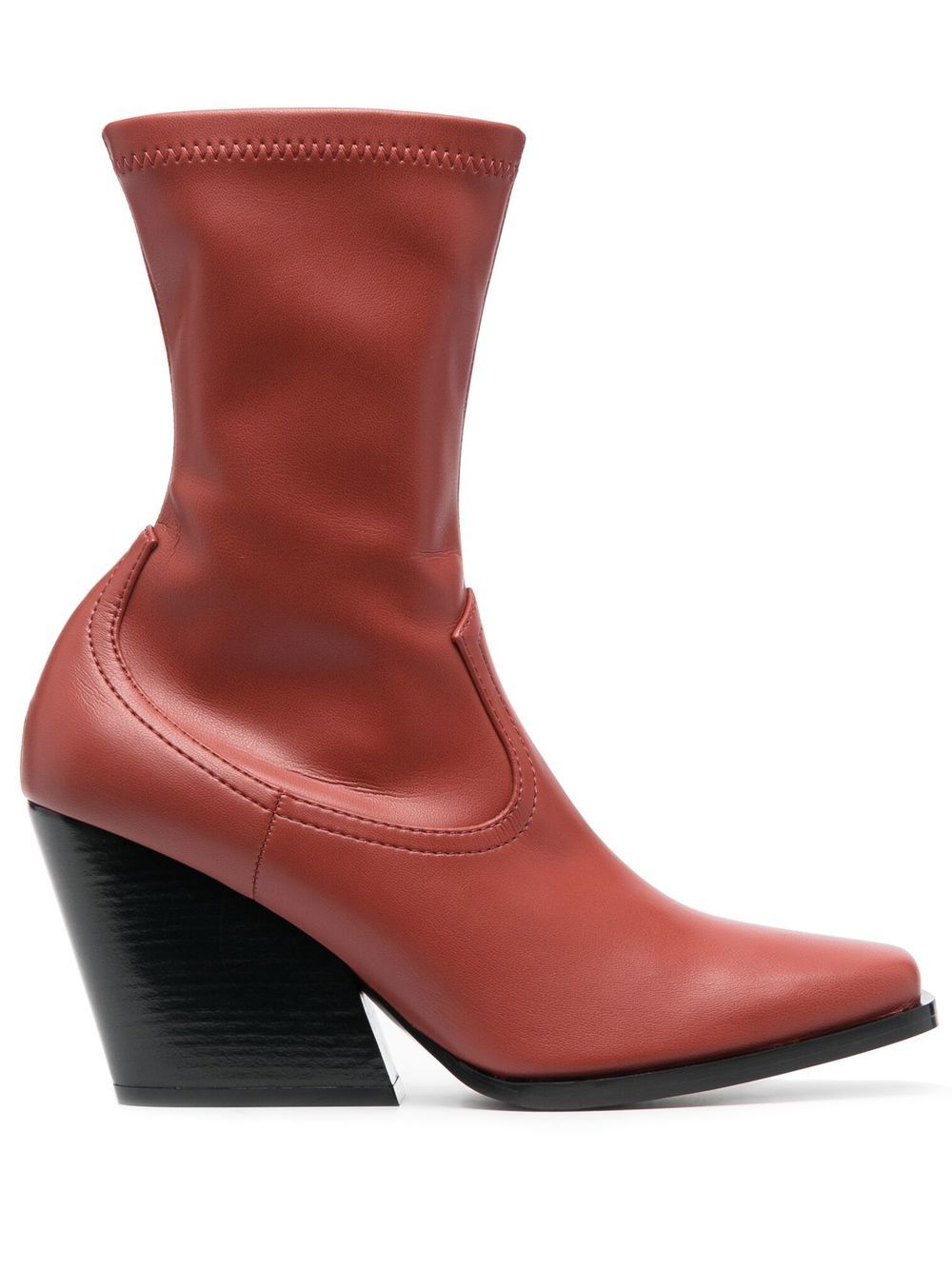Stella McCartney 斯特拉·麦卡特尼 Western 及踝靴 - 红色