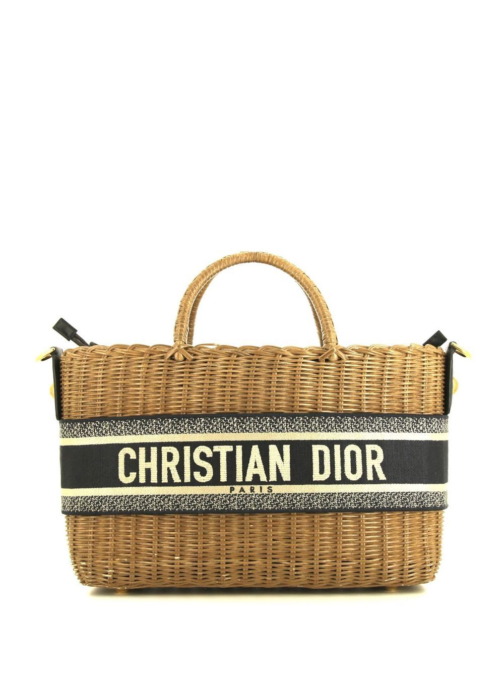 Christian Dior Pre-Owned 枝条设计购物袋（2010年典藏款） - 蓝色