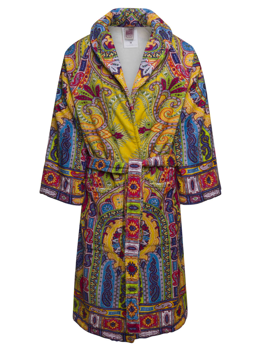 Etro new Tradition Multicolor Bath Robe With Pailsey Motif Home