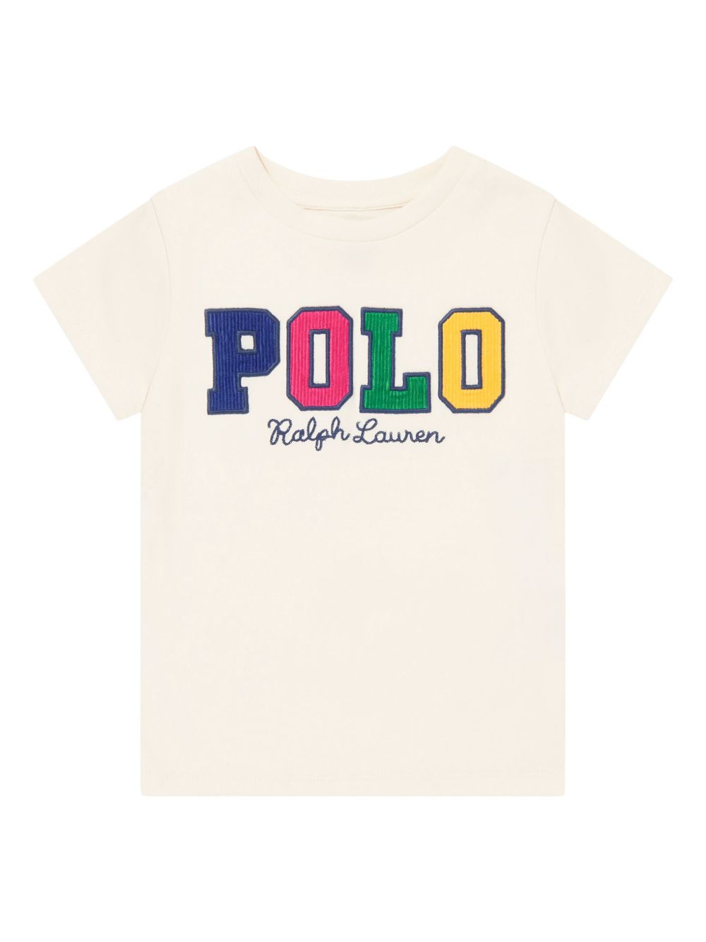 POLO RALPH LAUREN KIDS logo刺绣T恤 - 中性色