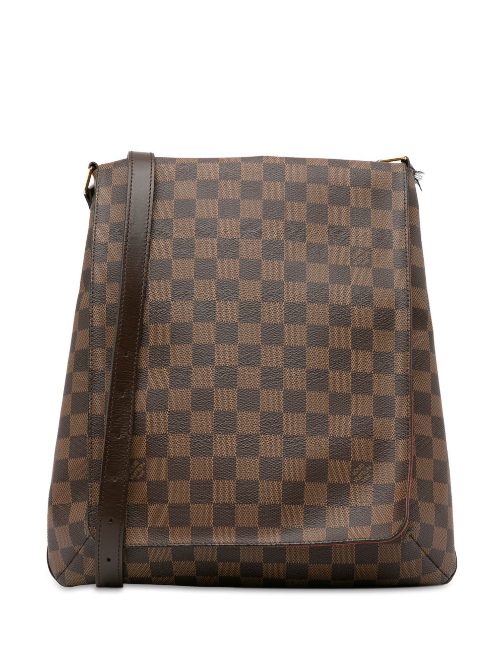 Louis Vuitton Pre-Owned Damier Ebene Musette Salsa GM 斜挎包（2007年典藏款） - 褐色