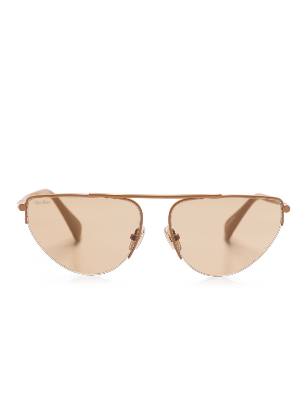 Max Mara Eyewear Menton 4 太阳眼镜 - 褐色