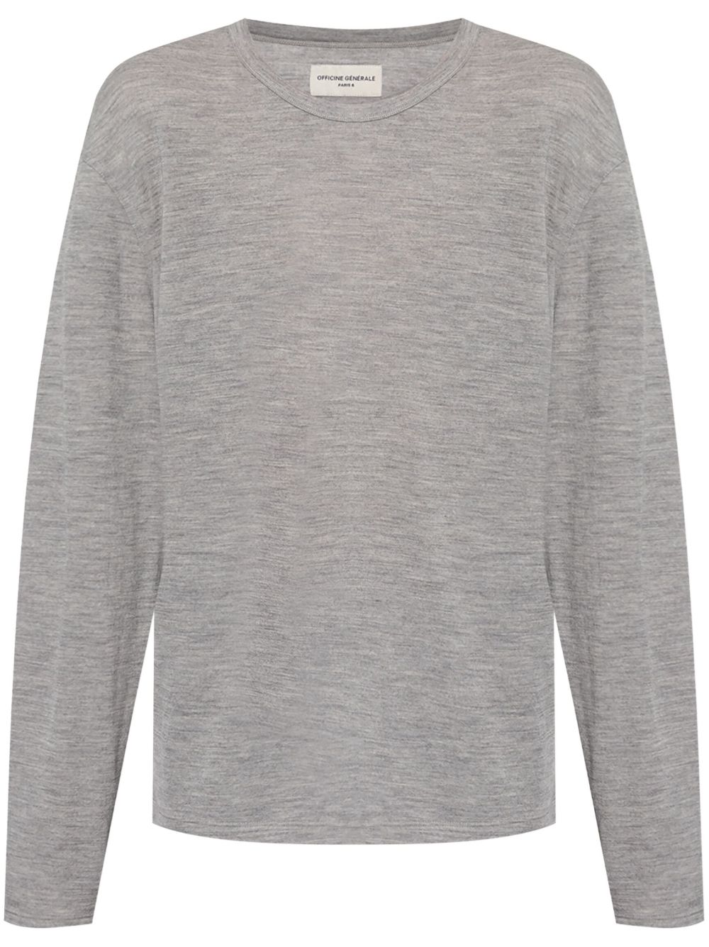 Officine Generale 长袖T恤 - 灰色