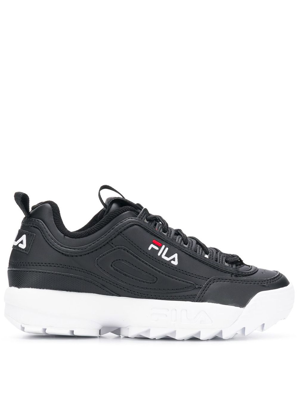 Fila Disruptor真皮运动鞋 - 黑色
