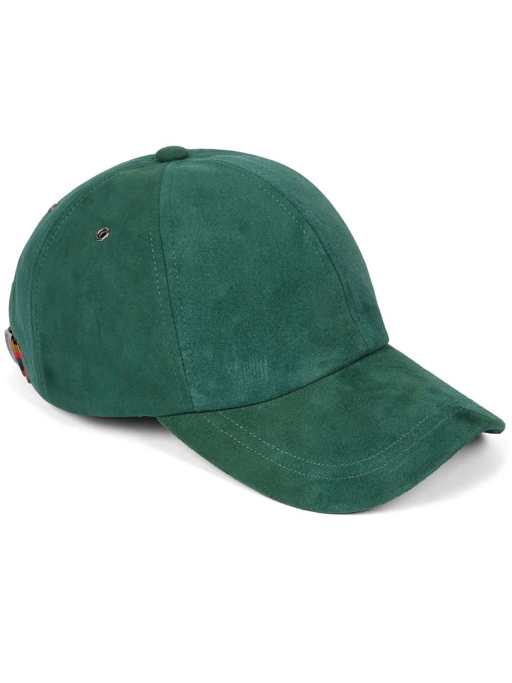 Paul Smith 绒面皮棒球帽 - 绿色